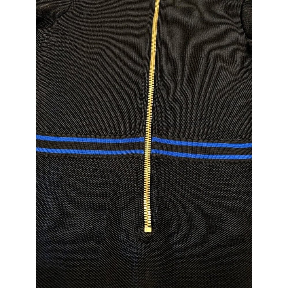 Balmain Blue and Black Mini Dress - Picture 13 of 16